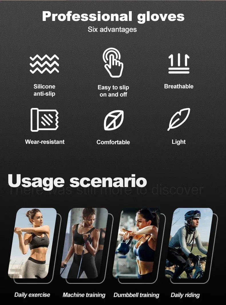 Fitness Half Finger Gloves Unisex Fitness Gym Weightlifting Exercise Gloves