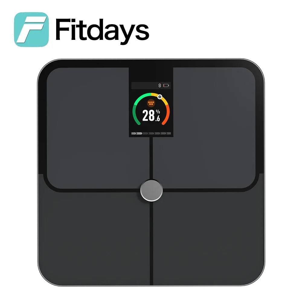 Fitdays Smart 8 Electrodes Body Fat Weight Scale