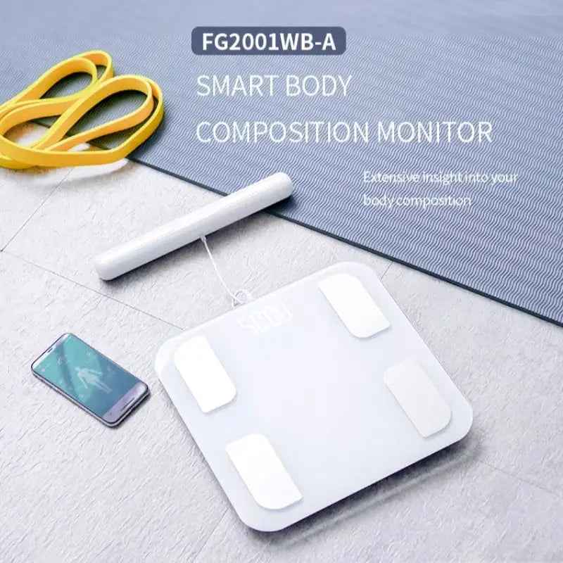 Fitdays Smart 8 Electrodes Body Fat Weight Scale