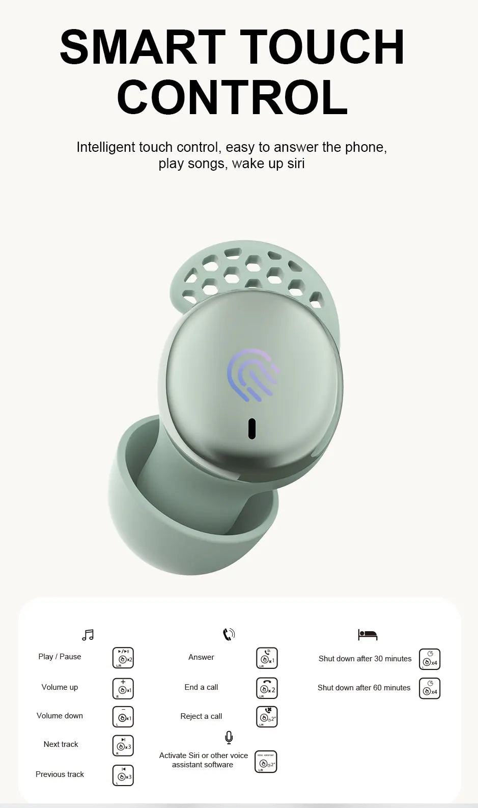 Sleep Earbuds for Side Sleepers Wireless Earbuds Comfortable Noise Blocking