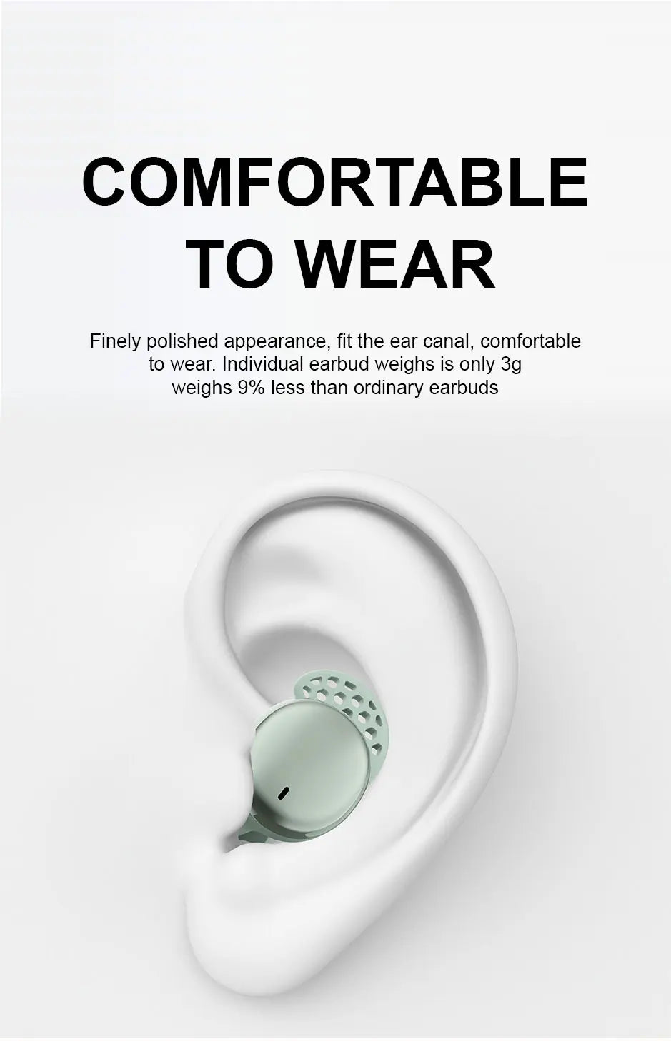 Sleep Earbuds for Side Sleepers Wireless Earbuds Comfortable Noise Blocking