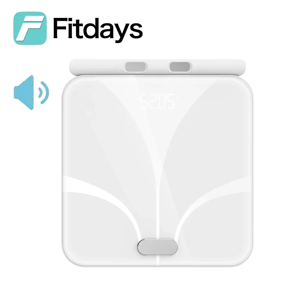 Fitdays Smart 8 Electrodes Body Fat Weight Scale