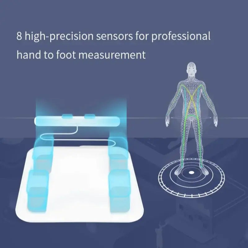 Fitdays Smart 8 Electrodes Body Fat Weight Scale