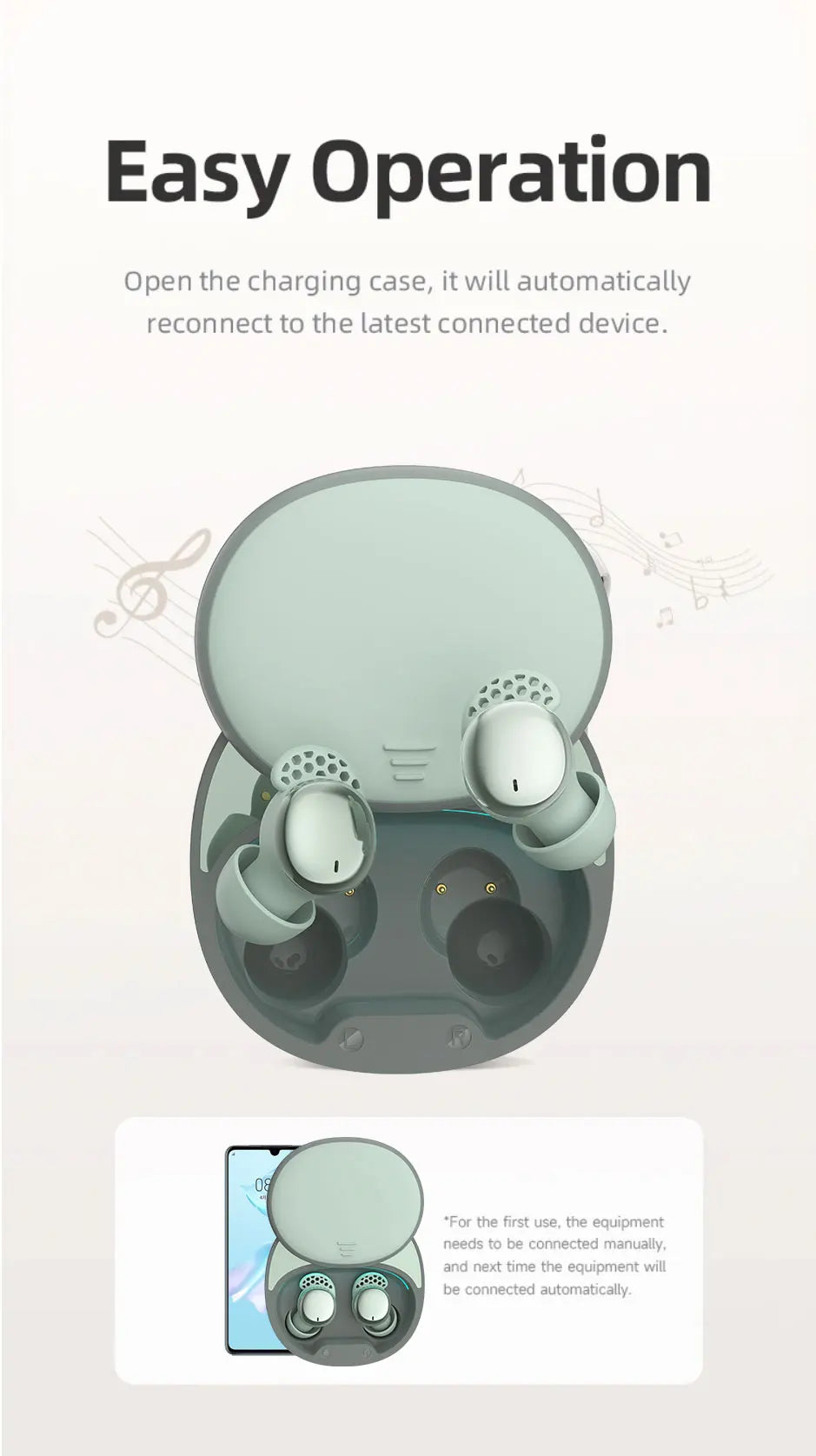 Sleep Earbuds for Side Sleepers Wireless Earbuds Comfortable Noise Blocking