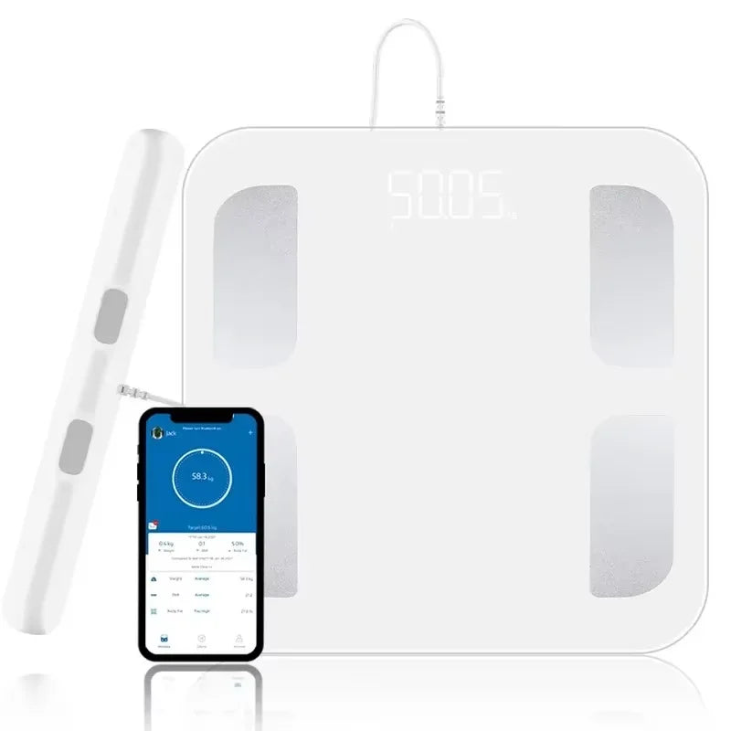 Fitdays Smart 8 Electrodes Body Fat Weight Scale